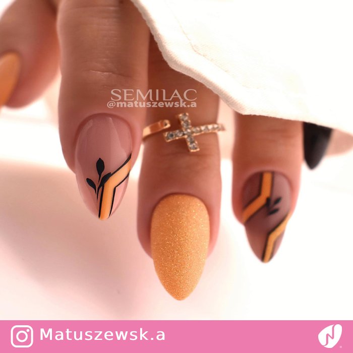 Geometric and Sugar Nail Designs